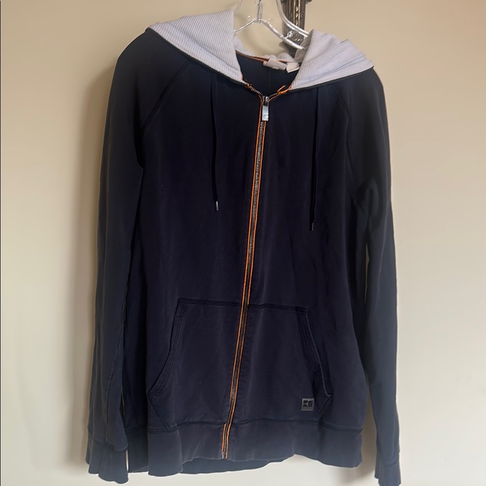 BOSS ORANGE Dark Brown Cotton Zip Up Sweatshirt/Sweater XL